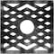 Ekena Millwork Chevron Architectural Grade PVC Pierced Ceiling Medallion, Antiqued Pewter, 30"OD x 7 3/4"ID x 1"P CMPP30CHAPW - alternate 1